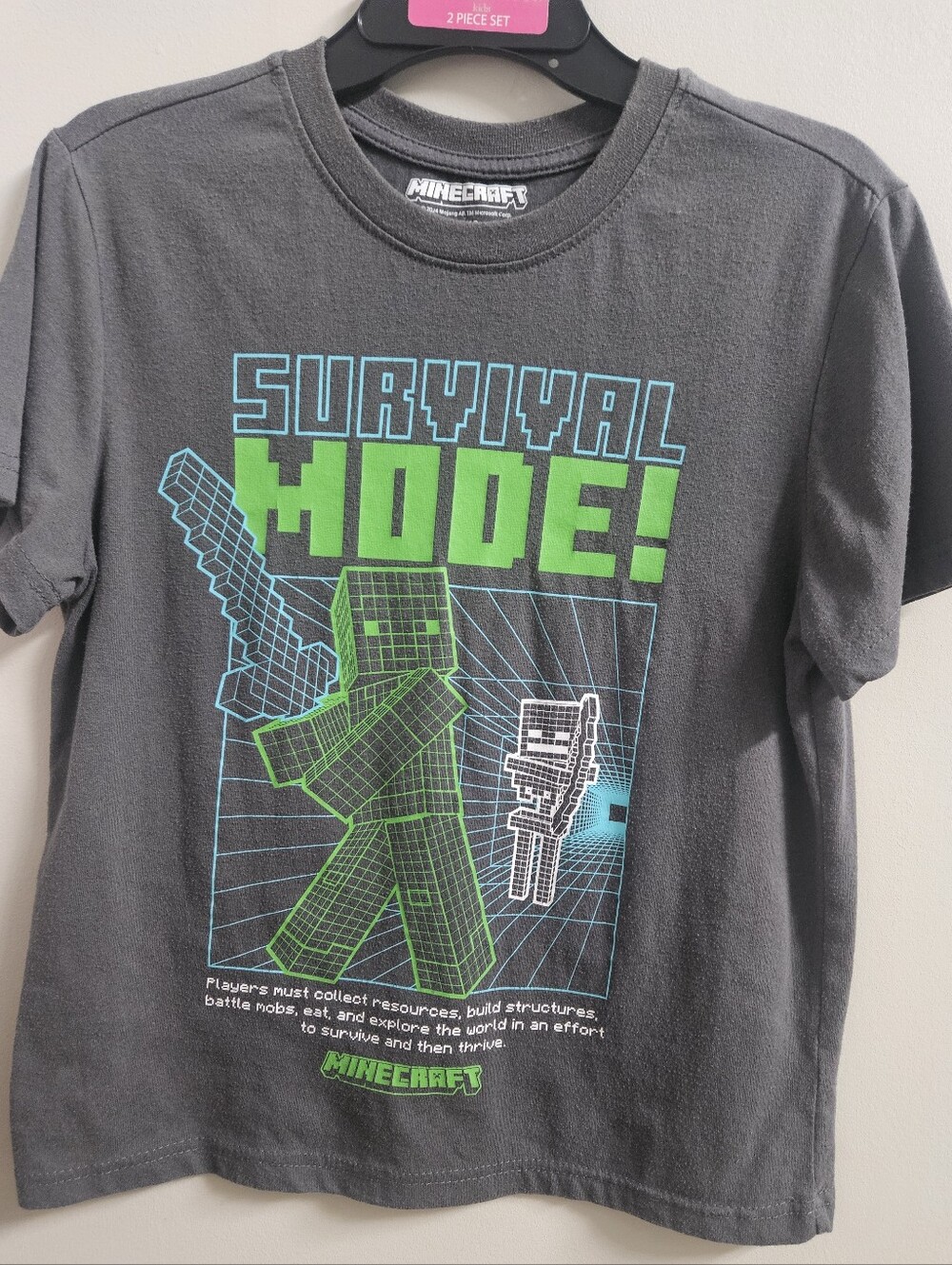Minecraft 2-Pack Graphic Tee Set - Picture 5 of 5